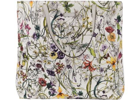 gucci 1966 flora|Gucci purse flower pattern.